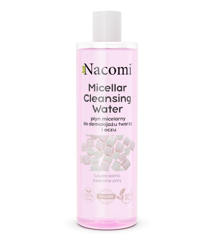 Apa de curatare micelara pentru minimizarea porilor, 400ml, Nacomi Apa de curatare micelara pentru minimizarea porilor, 400ml, Nacomi