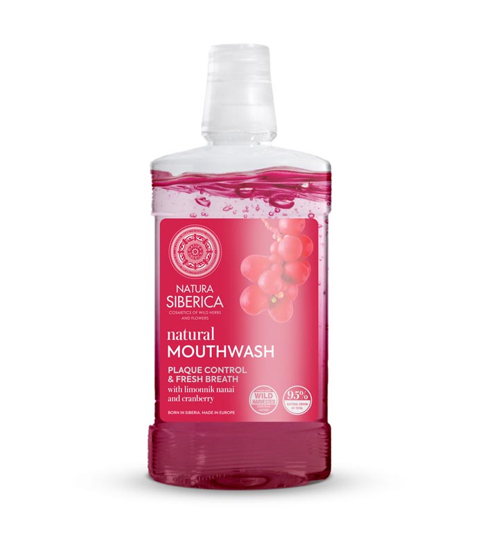 Apa de gura Limonnik Nanai & Cranberry Natural Mouthwash, 520ml, Natura Siberica Apa de gura Limonnik Nanai & Cranberry Natural Mouthwash, 520ml, Natura Siberica