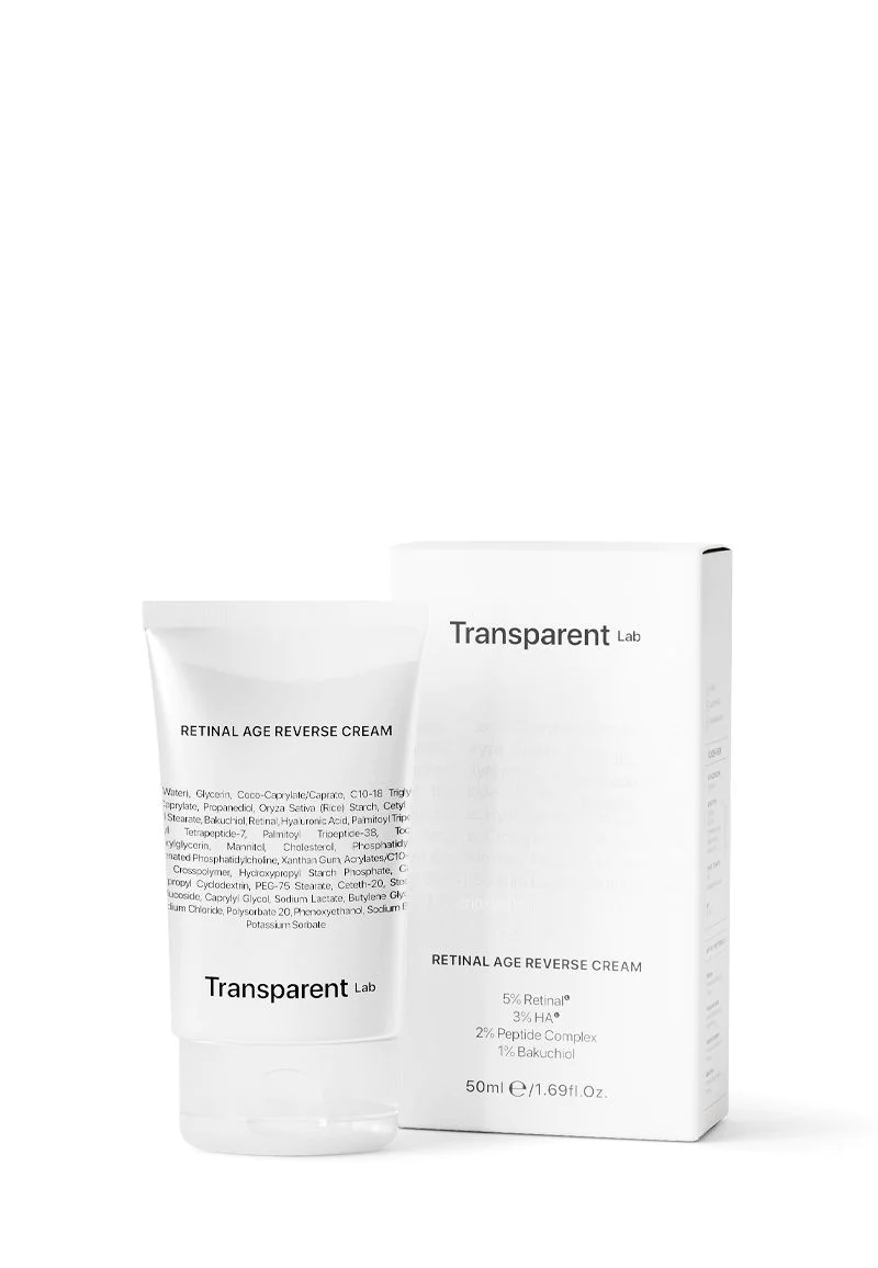 Crema anti-aging cu 5% Retinal Age Reverse, 50ml, Transparent Lab Crema anti-aging cu 5% Retinal Age Reverse, 50ml, Transparent Lab
