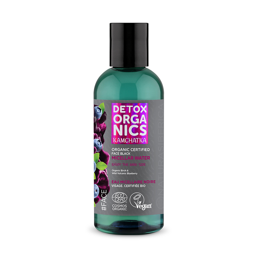 Apa micelara neagra cu Afin si Mesteacan Detox Kamchatka, 170ml, Natura Siberica Apa micelara neagra cu Afin si Mesteacan Detox Kamchatka, 170ml, Natura Siberica