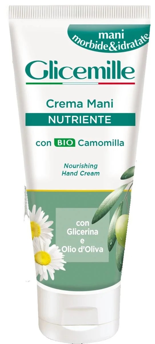 Crema nutritiva pentru maini cu glicerina si musetel, 100ml, Glicemille Crema nutritiva pentru maini cu glicerina si musetel, 100ml, Glicemille