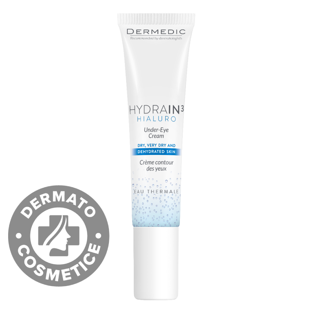 Crema hidratanta pentru conturul ochilor Hydrain 3 Hialuro, 15ml, Dermedic Crema hidratanta pentru conturul ochilor Hydrain 3 Hialuro, 15ml, Dermedic