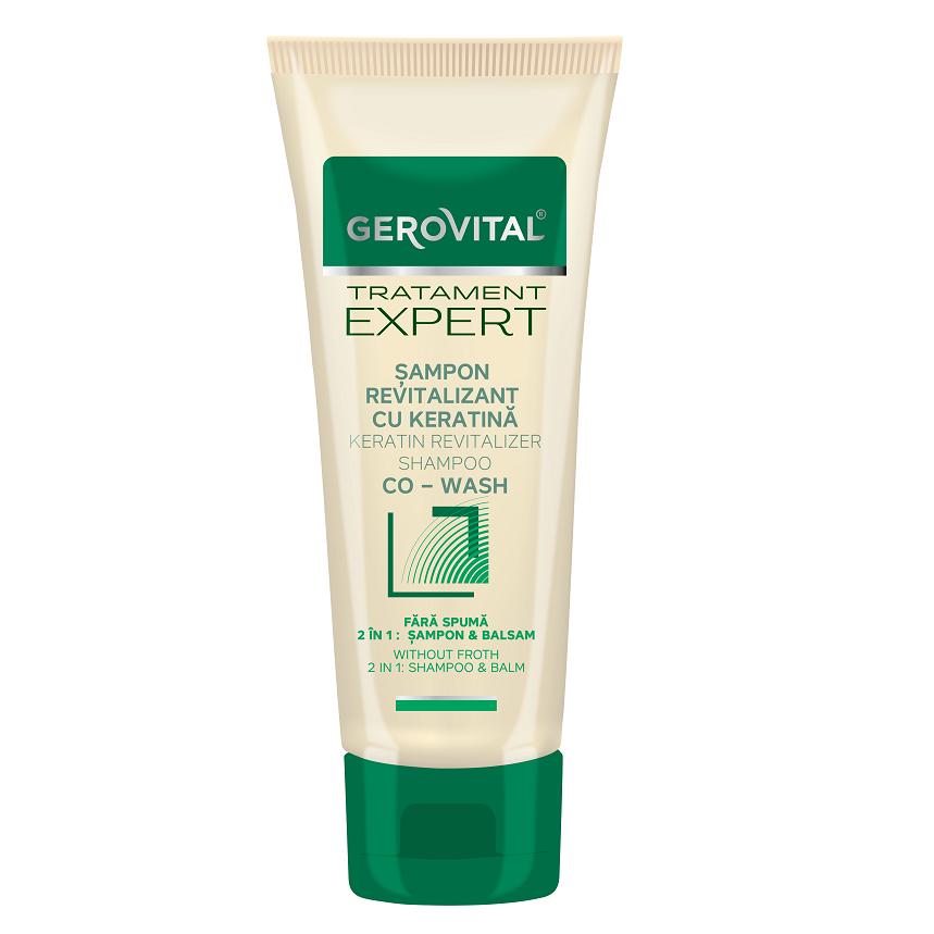 Sampon revitalizant cu keratina Tratament Expert, 150ml, Gerovital Sampon revitalizant cu keratina Tratament Expert, 150ml, Gerovital