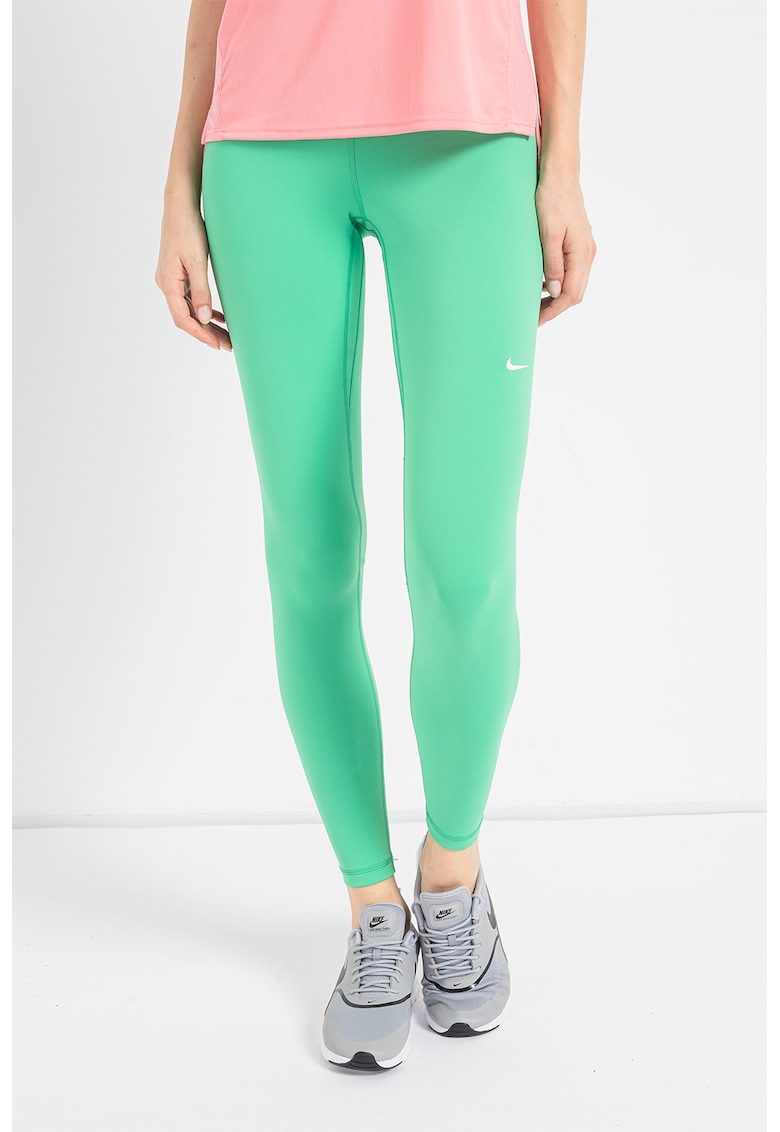 Colanti cu banda logo in talie si tehnologie Dri-Fit - pentru fitness Pro Colanti cu banda logo in talie si tehnologie Dri-Fit - pentru fitness Pro