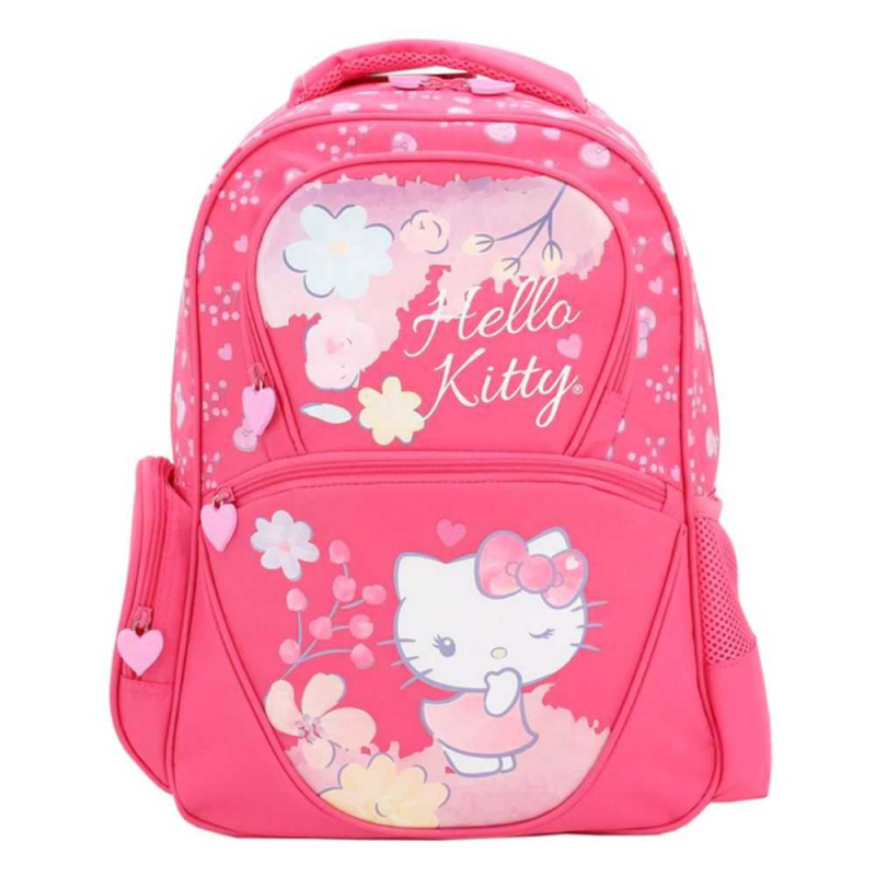 Ghiozdan Clasa 1-4 pentru Fete, Model Hello Kitty, Dimensiune 370x280x150 mm, Culoare Multicolor Ghiozdan Clasa 1-4 pentru Fete, Model Hello Kitty, Dimensiune 370x280x150 mm, Culoare Multicolor