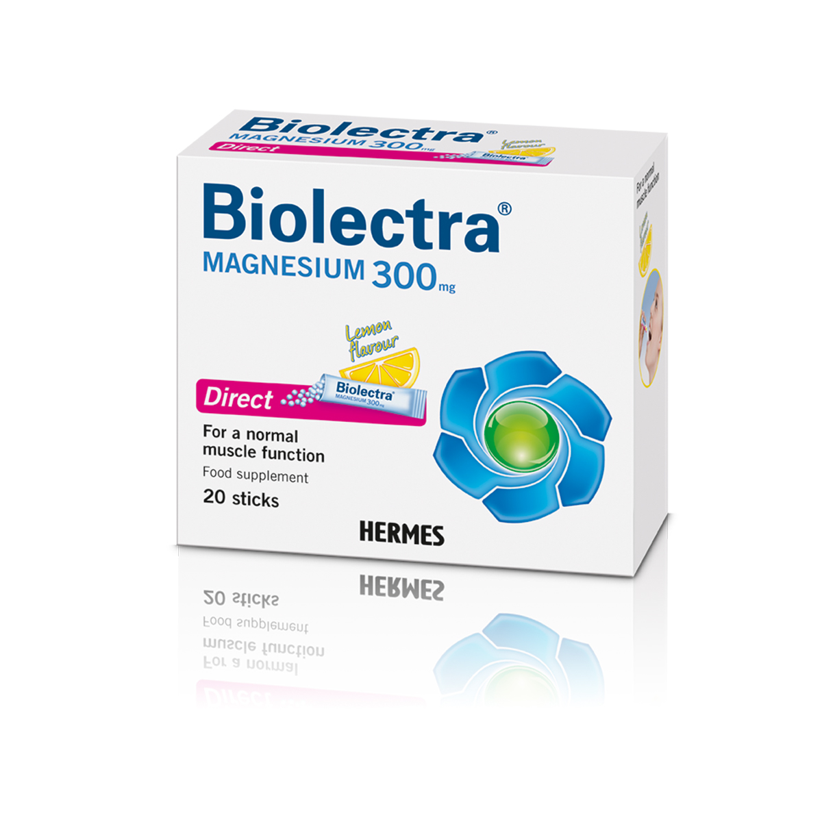 Biolectra Magnesium Lemon 300mg, 20 plicuri, Hermes Arzneimittel Biolectra Magnesium Lemon 300mg, 20 plicuri, Hermes Arzneimittel