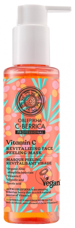 Masca pentru fata Oblepikha C-Berrica Peeling, 145ml, Natura Siberica Masca pentru fata Oblepikha C-Berrica Peeling, 145ml, Natura Siberica