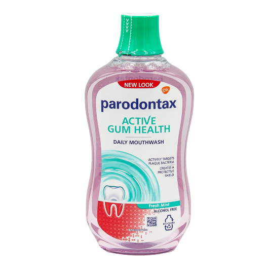 Apa de gura fara alcool Active Gum Health Fresh Mint, 500ml, Parodontax Apa de gura fara alcool Active Gum Health Fresh Mint, 500ml, Parodontax