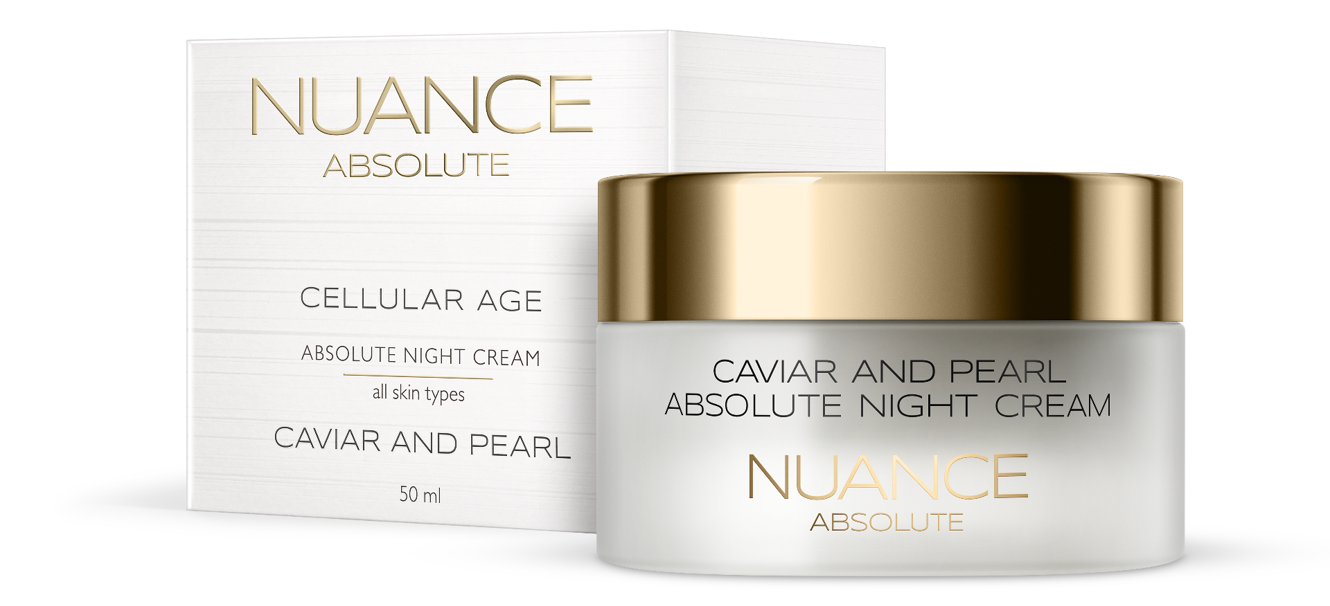 Crema de noapte Caviar and Pearl, 50ml, Nuance