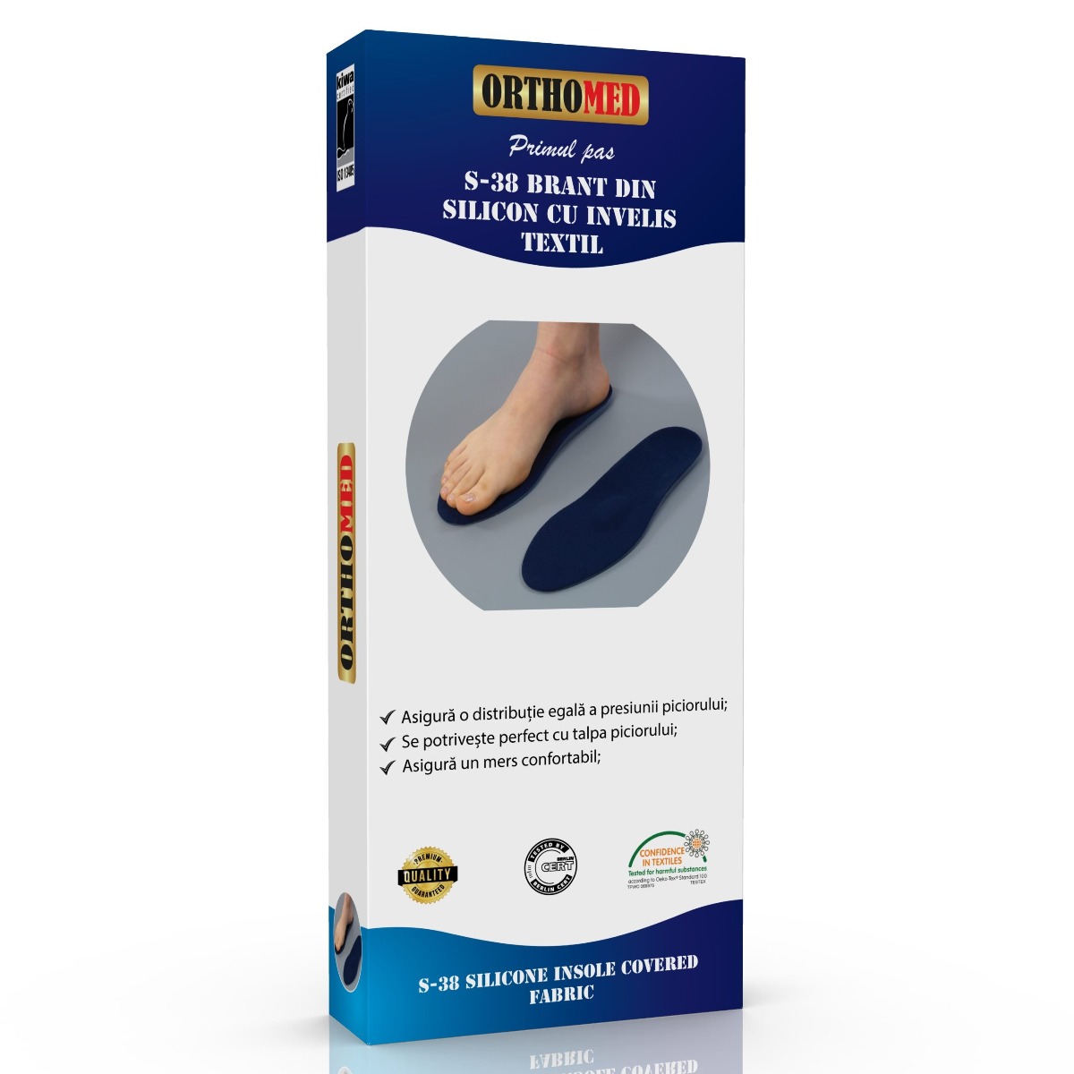 Brant din silicon cu invelis textil Marimea XXXL, 1 bucata, Orthomed Brant din silicon cu invelis textil Marimea XXXL, 1 bucata, Orthomed