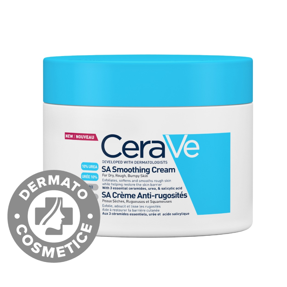 Crema hidratanta si exfolianta pentru corp piele uscata si aspra cu rugozitati, 340g, CeraVe Crema hidratanta si exfolianta pentru corp piele uscata si aspra cu rugozitati, 340g, CeraVe