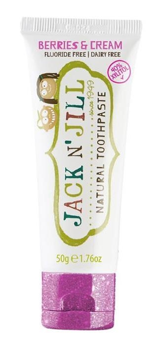 Pasta de dinti naturala pentru copii de la +6 luni cu aroma Berries & Cream, Jack N' Jill Kids Pasta de dinti naturala pentru copii de la +6 luni cu aroma Berries & Cream, Jack N' Jill Kids