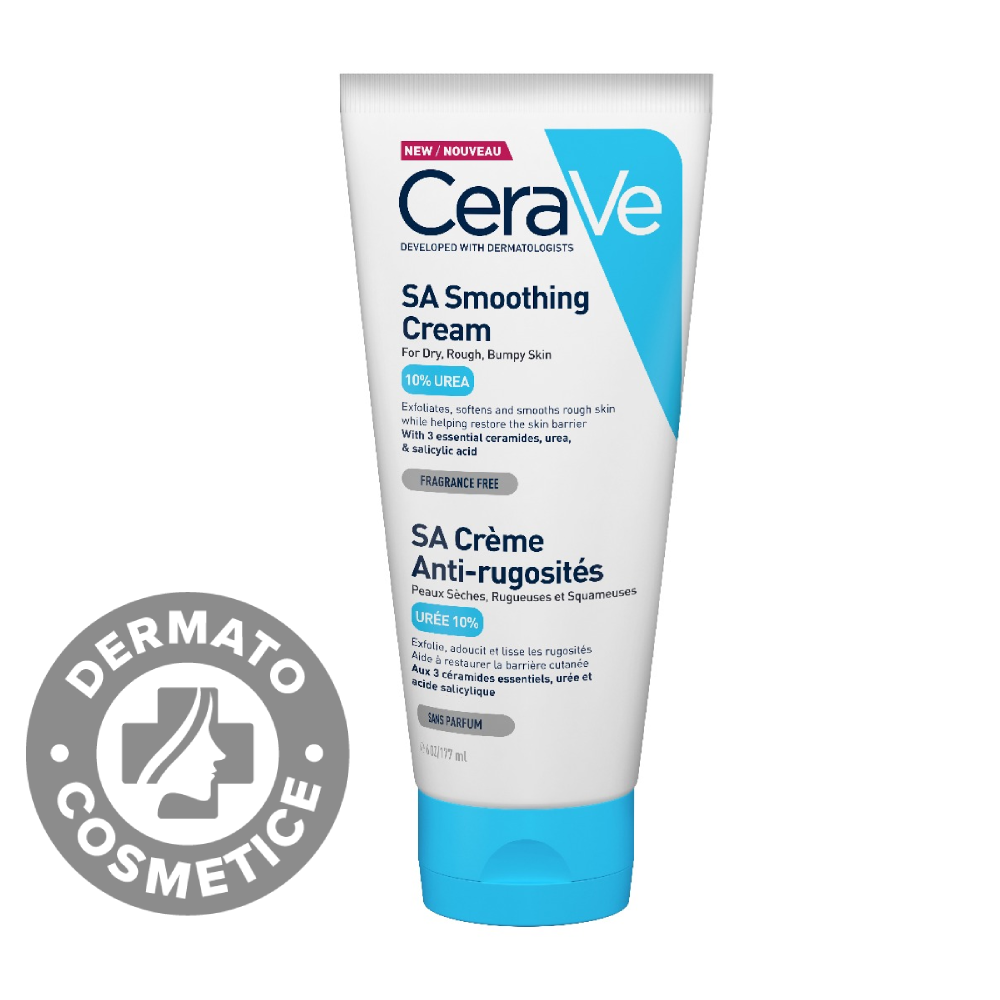 Crema hidratanta si exfolianta pentru corp piele uscata si aspra cu rugozitati, 177ml, CeraVe Crema hidratanta si exfolianta pentru corp piele uscata si aspra cu rugozitati, 177ml, CeraVe