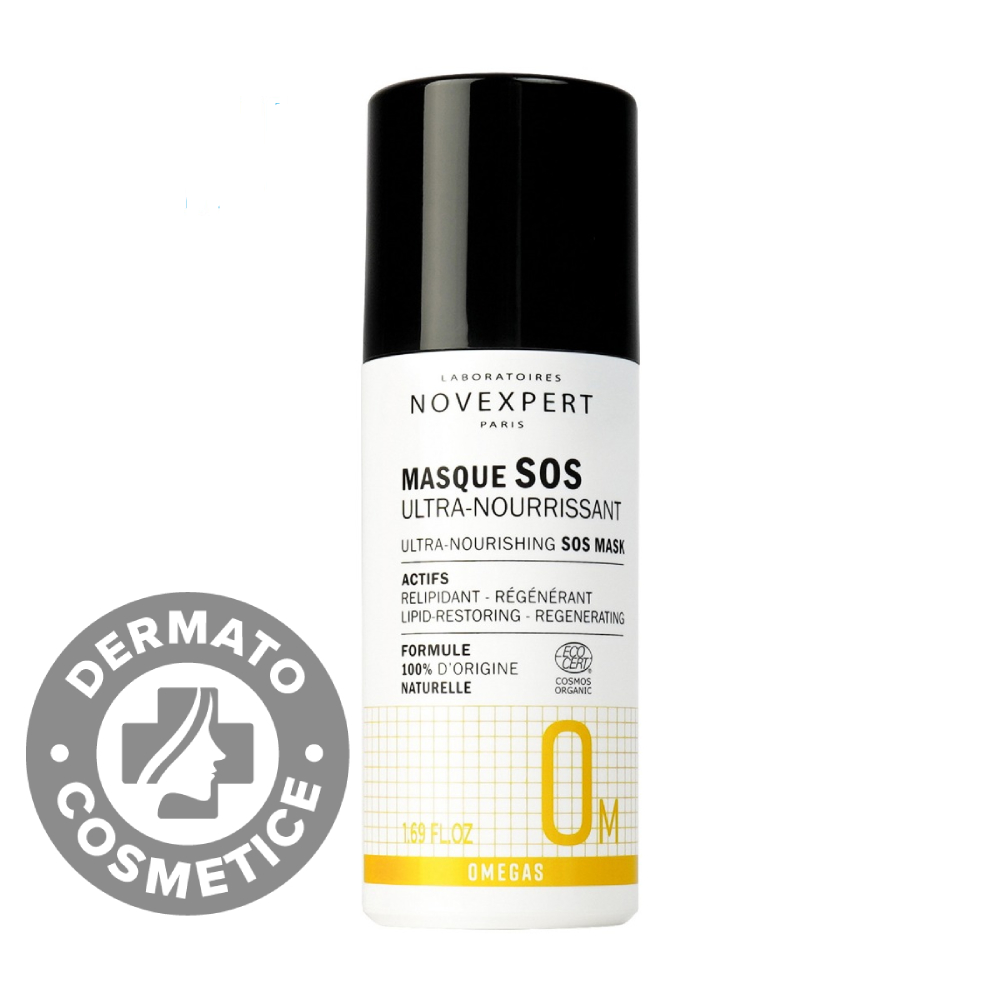 Masca SOS ultra nutritiva cu 5 acizi grasi Omega, 50ml, Novexpert Masca SOS ultra nutritiva cu 5 acizi grasi Omega, 50ml, Novexpert