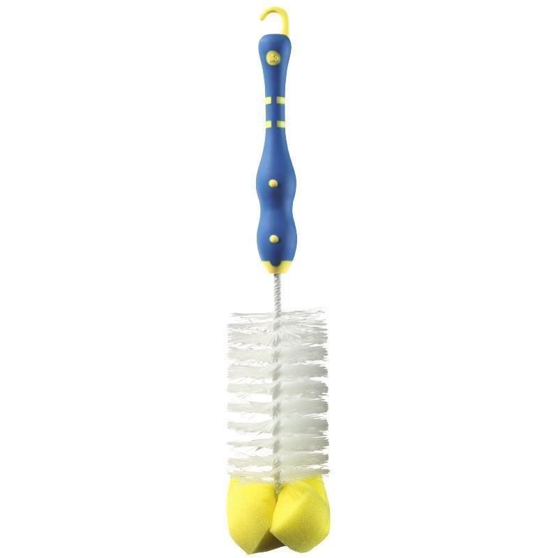 Perie pentru biberoane cu maner antialunecare 0 luni+, 1 bucata, Nip Perie pentru biberoane cu maner antialunecare 0 luni+, 1 bucata, Nip