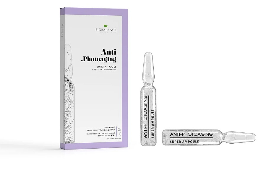 Fiole concentrate antioxidante cu superoxid dismutaza 0.5%, 10x2ml, Bio Balance Fiole concentrate antioxidante cu superoxid dismutaza 0.5%, 10x2ml, Bio Balance