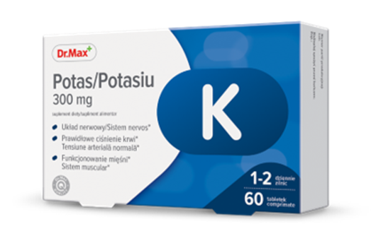 Dr. Max Potasiu 300mg, 60 comprimate filmate