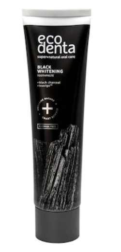 Pasta de dinti pentru albire cu carbune si teavigo Extra Black, 100ml, Ecodenta Pasta de dinti pentru albire cu carbune si teavigo Extra Black, 100ml, Ecodenta