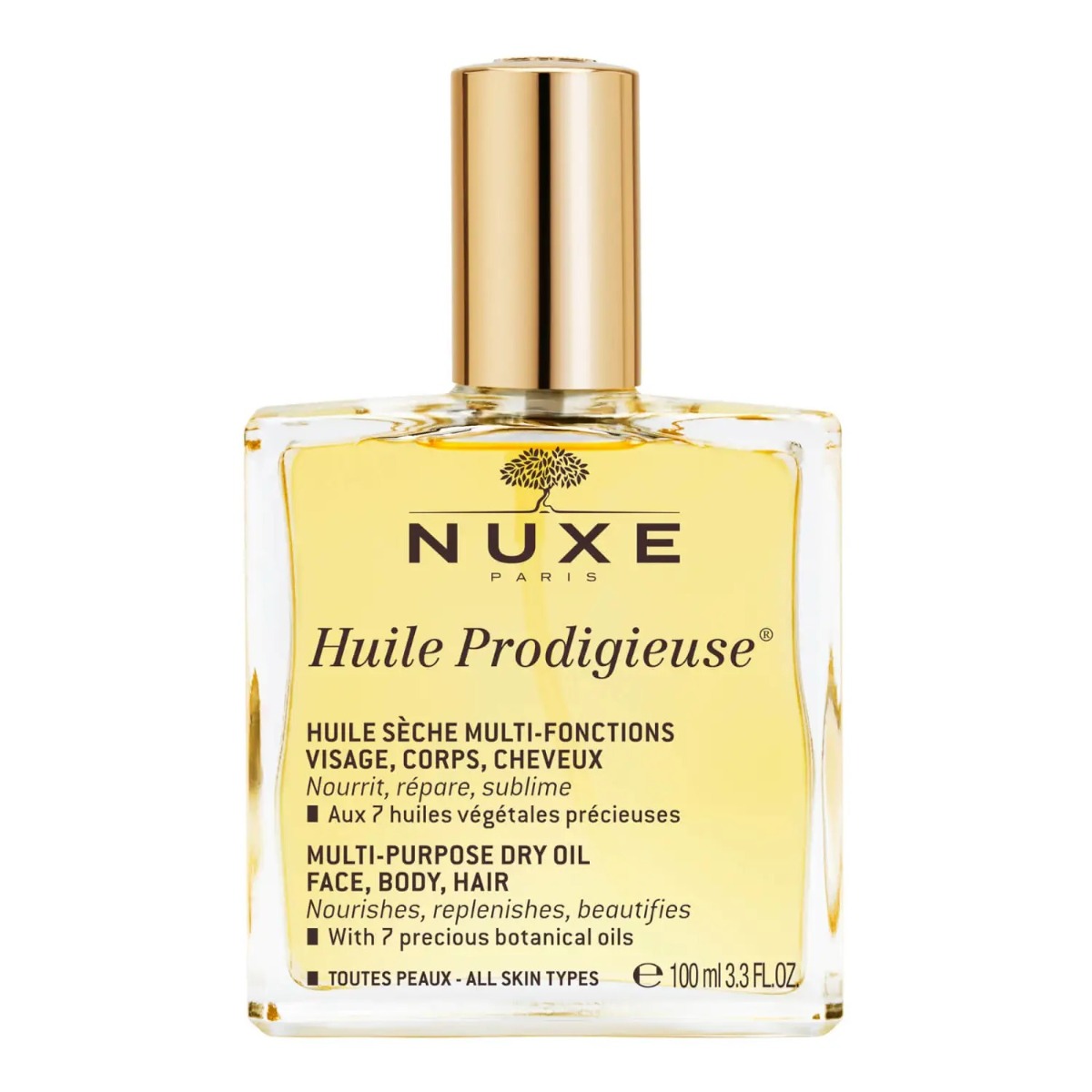 Ulei multifunctional pentru fata, corp si par Huile Prodigieuse, 100ml, Nuxe Ulei multifunctional pentru fata, corp si par Huile Prodigieuse, 100ml, Nuxe
