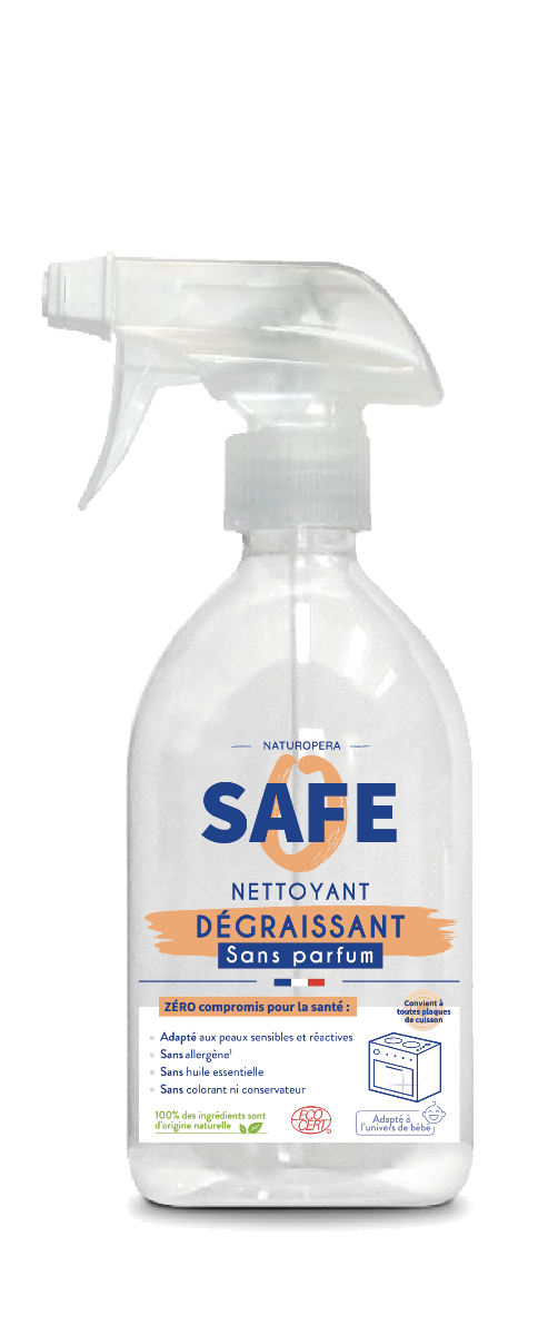 Degresant bio multisuprafete cu pulverizator si fara parfum sau alergeni, 500ml, Safe Degresant bio multisuprafete cu pulverizator si fara parfum sau alergeni, 500ml, Safe