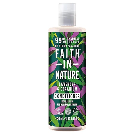 Balsam natural nutritiv cu lavanda si muscata pentru par normal si uscat, 400ml, Faith in Nature Balsam natural nutritiv cu lavanda si muscata pentru par normal si uscat, 400ml, Faith in Nature
