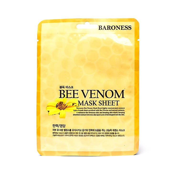 Masca de fata elasticizanta cu extract de venin de albine, 21g, Baroness Masca de fata elasticizanta cu extract de venin de albine, 21g, Baroness