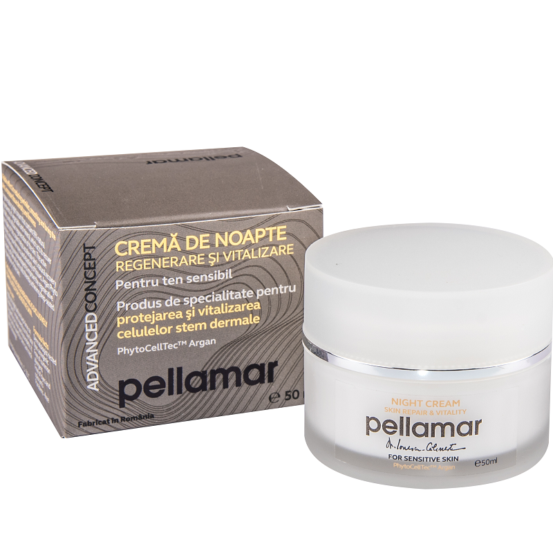 Crema de noapte pentru regenerare si vitalizare Advanced Concept, 50ml, Pell Amar Crema de noapte pentru regenerare si vitalizare Advanced Concept, 50ml, Pell Amar