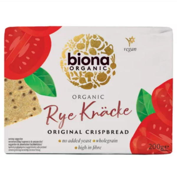 Felii din secara integrala bio Original Crispbread, 200g, Biona Organic Felii din secara integrala bio Original Crispbread, 200g, Biona Organic