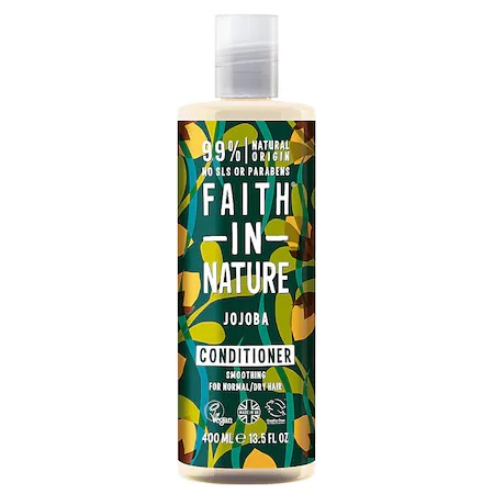 Balsam natural calmant cu jojoba pentru par normal si deteriorat, 400ml, Faith in Nature Balsam natural calmant cu jojoba pentru par normal si deteriorat, 400ml, Faith in Nature