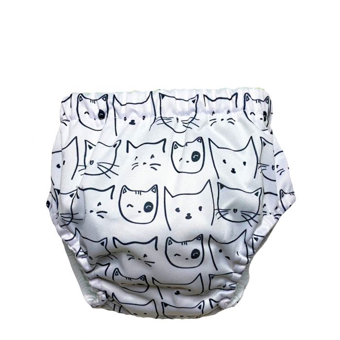 Chilotei pentru tranzitia la olita 8-14 kg cu model de pisica, 1 bucata, Coccorito Chilotei pentru tranzitia la olita 8-14 kg cu model de pisica, 1 bucata, Coccorito