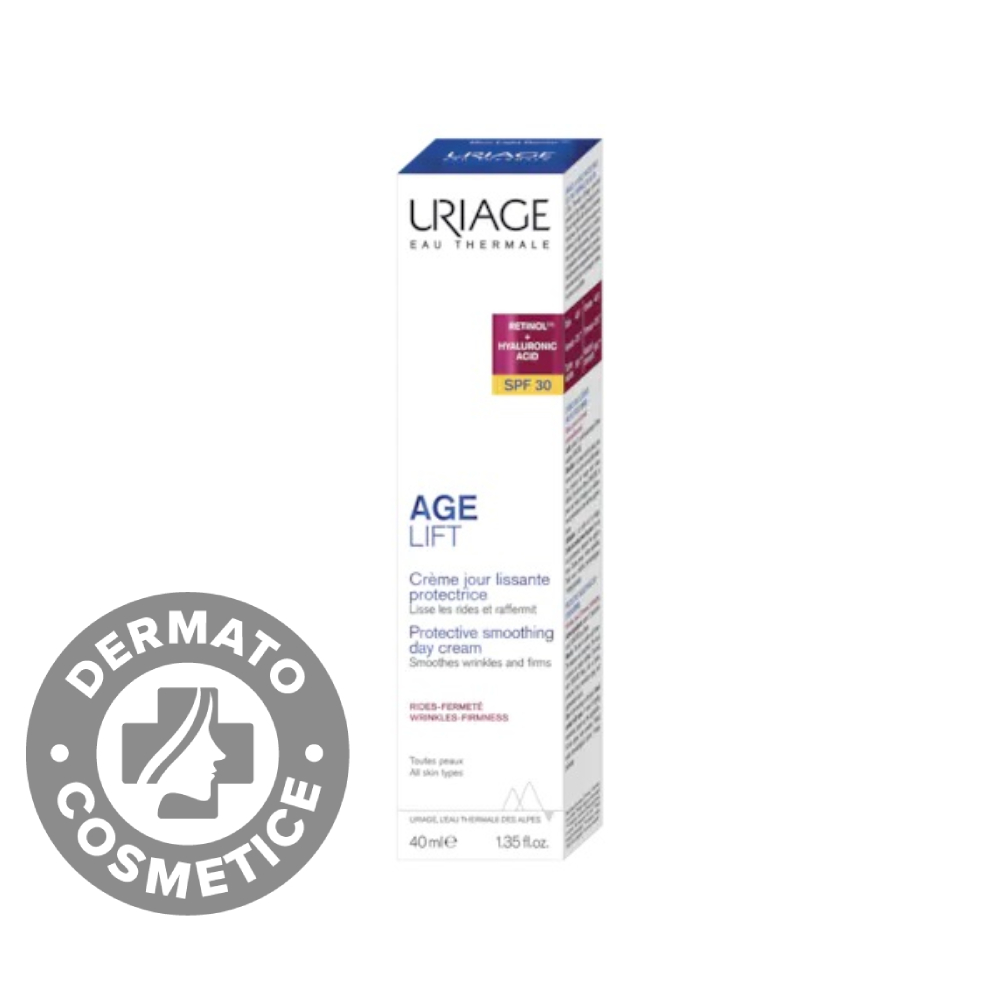 Crema de zi pentru lifting si fermitate SPF30 Age Lift, 40ml, Uriage Crema de zi pentru lifting si fermitate SPF30 Age Lift, 40ml, Uriage