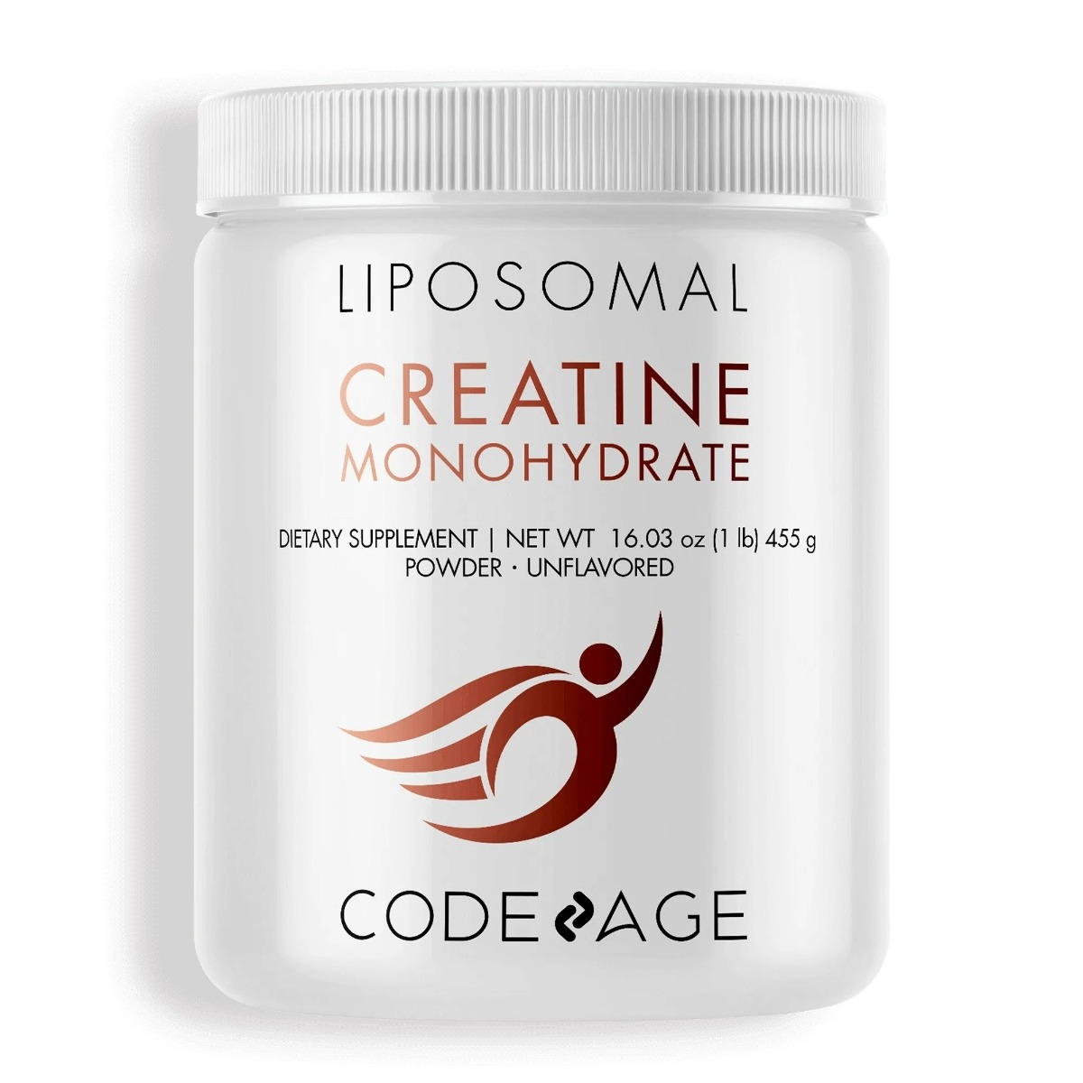 Creatina monohidrata lipozomala Liposomal Creatine Monohydrate, 455g, CodeAge Creatina monohidrata lipozomala Liposomal Creatine Monohydrate, 455g, CodeAge