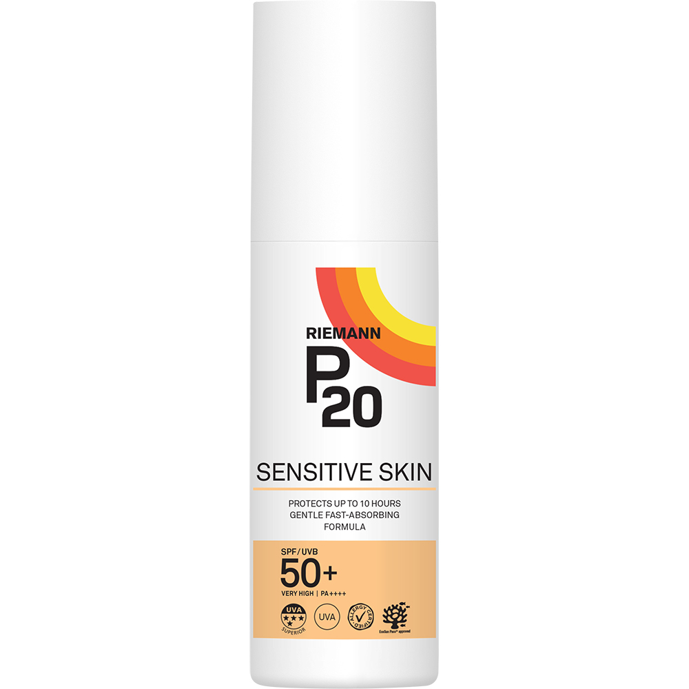 Crema de fata si corp cu factor de protectie SPF 50+ P20 Sensitive, 100ml, Riemann Crema de fata si corp cu factor de protectie SPF 50+ P20 Sensitive, 100ml, Riemann