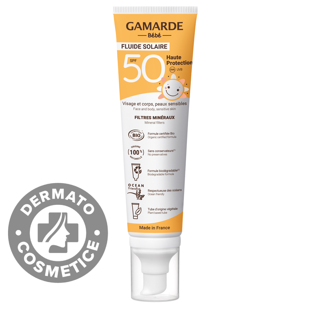 Crema cu protectie solara SPF50 pentru bebelusi, 100ml, Gamarde Crema cu protectie solara SPF50 pentru bebelusi, 100ml, Gamarde