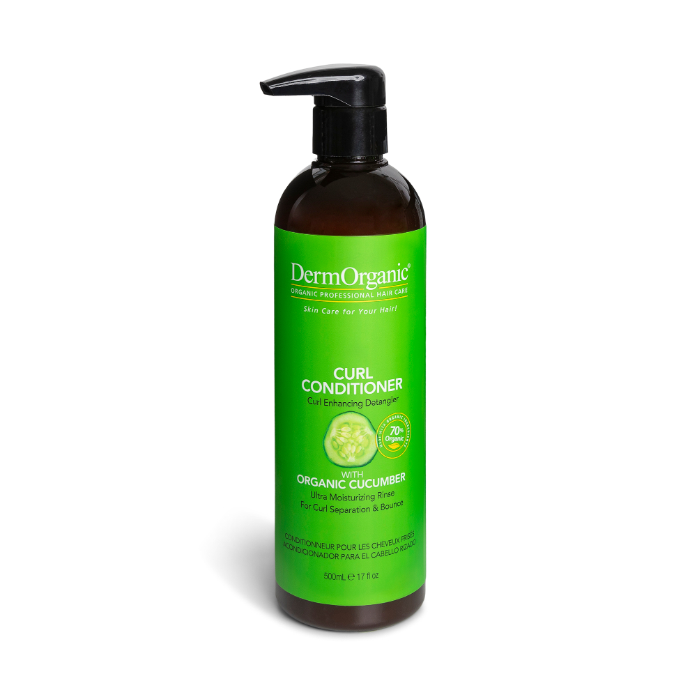 Balsam de par profesional hidratant pentru par cret Curl Care, 500ml, DermOrganic Balsam de par profesional hidratant pentru par cret Curl Care, 500ml, DermOrganic