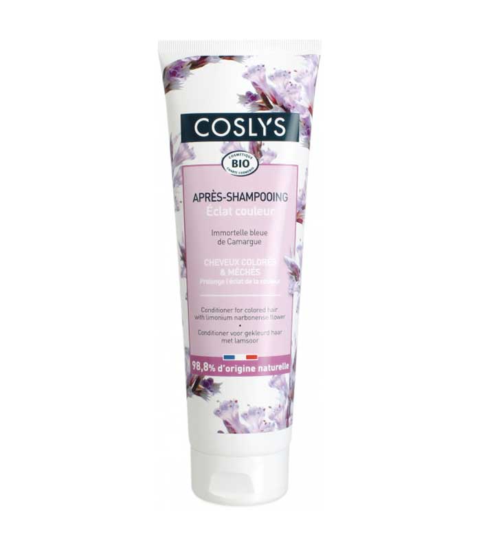 Balsam bio pentru par vopsit cu lavanda si quinoa pentru stralucire si descalcire, 250ml, Coslys Balsam bio pentru par vopsit cu lavanda si quinoa pentru stralucire si descalcire, 250ml, Coslys