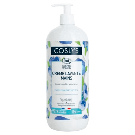 Crema bio de maini pentru spalare fara sapun cu extract de tataneasa, 1000ml, Coslys Crema bio de maini pentru spalare fara sapun cu extract de tataneasa, 1000ml, Coslys