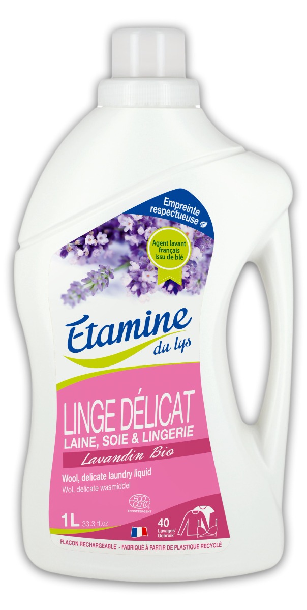 Detergent bio pentru rufe delicate si lana cu parfum de lavanda, 1000ml, Etamine Detergent bio pentru rufe delicate si lana cu parfum de lavanda, 1000ml, Etamine