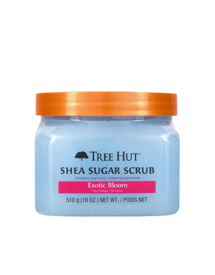 Scrub de corp Exotic Bloom Shea Sugar, 510g, Tree Hut