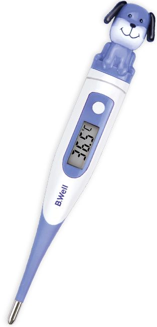 Termometru digital cu cap flexibil in forma de catel WT-06, 1 bucata, B.Well Termometru digital cu cap flexibil in forma de catel WT-06, 1 bucata, B.Well