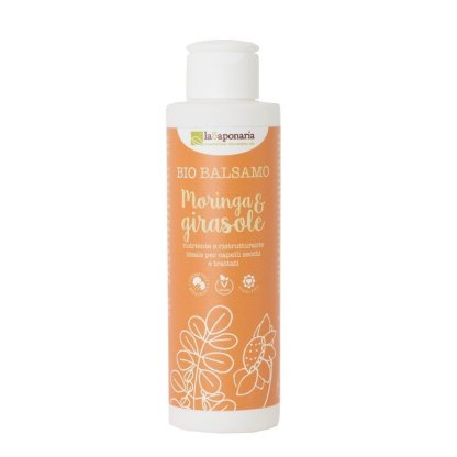Balsam bio pentru par uscat cu Moringa si floarea soarelui, 150ml, La Saponaria Balsam bio pentru par uscat cu Moringa si floarea soarelui, 150ml, La Saponaria