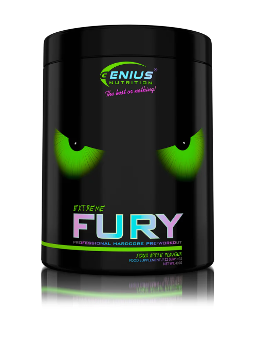 Pre-Workout cu aroma de mar Fury Extreme, 400g, Genius Nutrition Pre-Workout cu aroma de mar Fury Extreme, 400g, Genius Nutrition