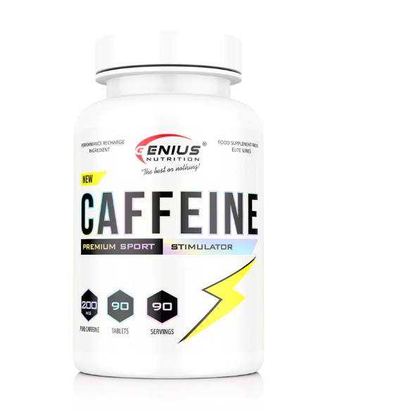 Caffeine, 90 tablete, Genius Nutrition