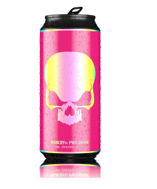 Bautura pre-workout cu aroma Cherry Iced Tea Warcry, 330ml, Genius Nutrition