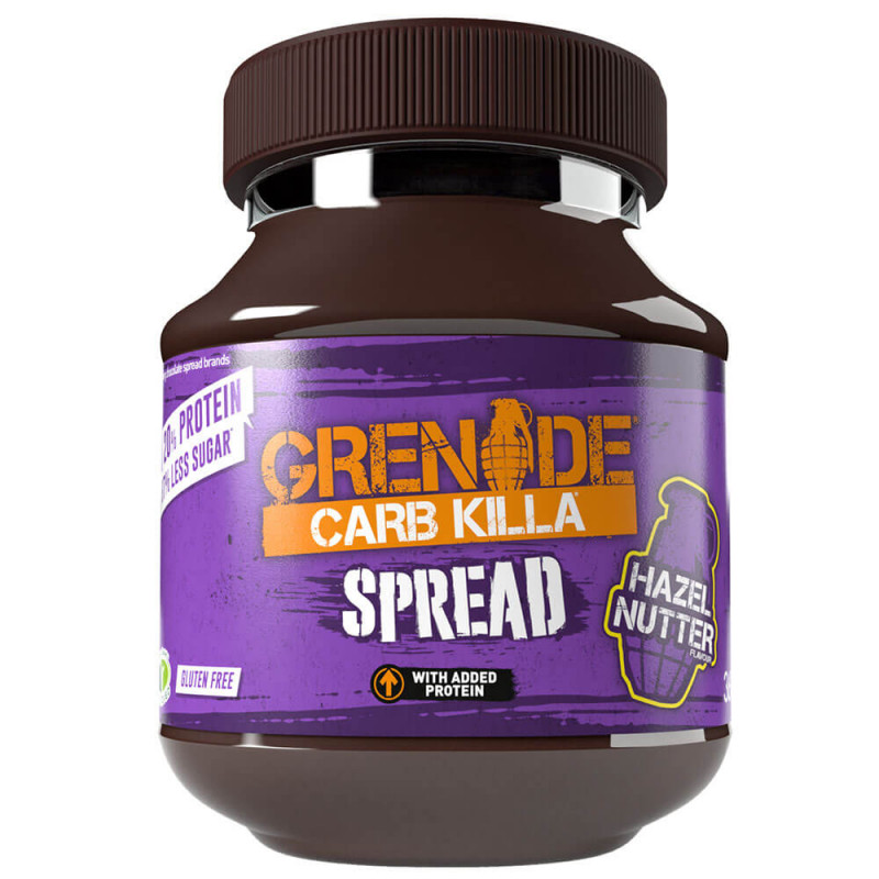 Crema tartinabila cu ciocolata cu alune Carb Killa Spread, 360g, Grenade Crema tartinabila cu ciocolata cu alune Carb Killa Spread, 360g, Grenade
