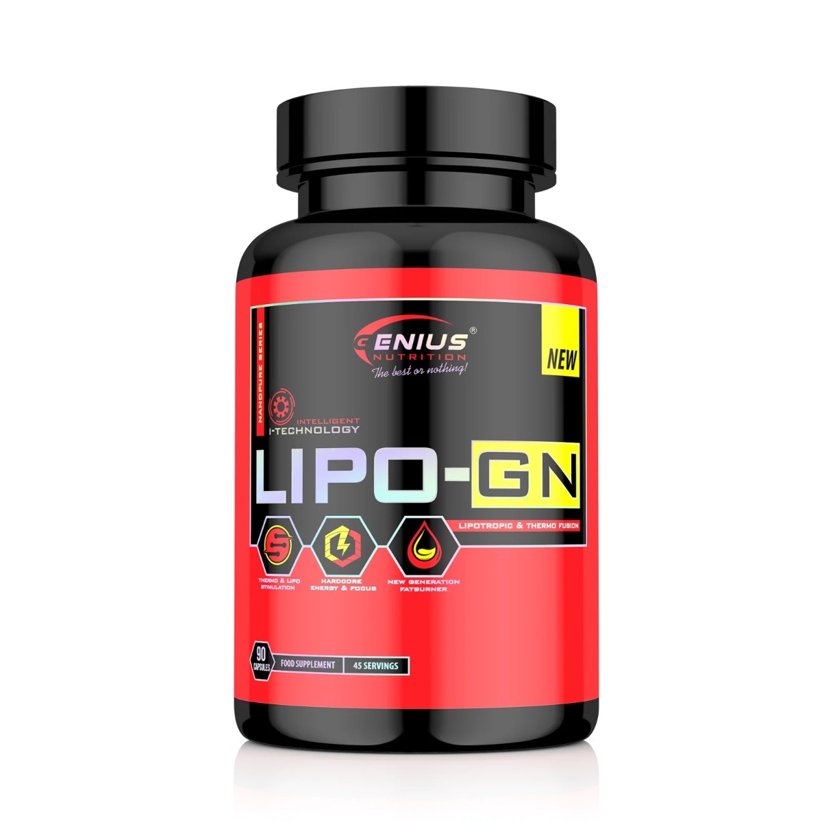 Arzator de grasimi cu un efect termogenic Lipo-GN, 90 capsule, Genius Nutrition Arzator de grasimi cu un efect termogenic Lipo-GN, 90 capsule, Genius Nutrition