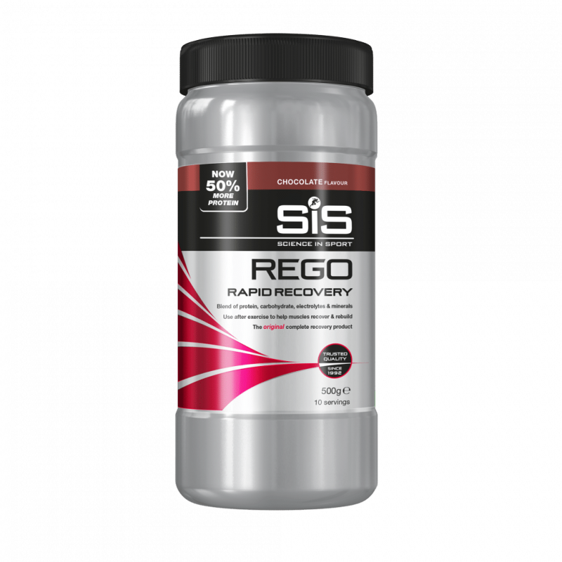 Bautura de refacere cu ciocolata Rego Rapid Recovery, 500g, SiS Bautura de refacere cu ciocolata Rego Rapid Recovery, 500g, SiS