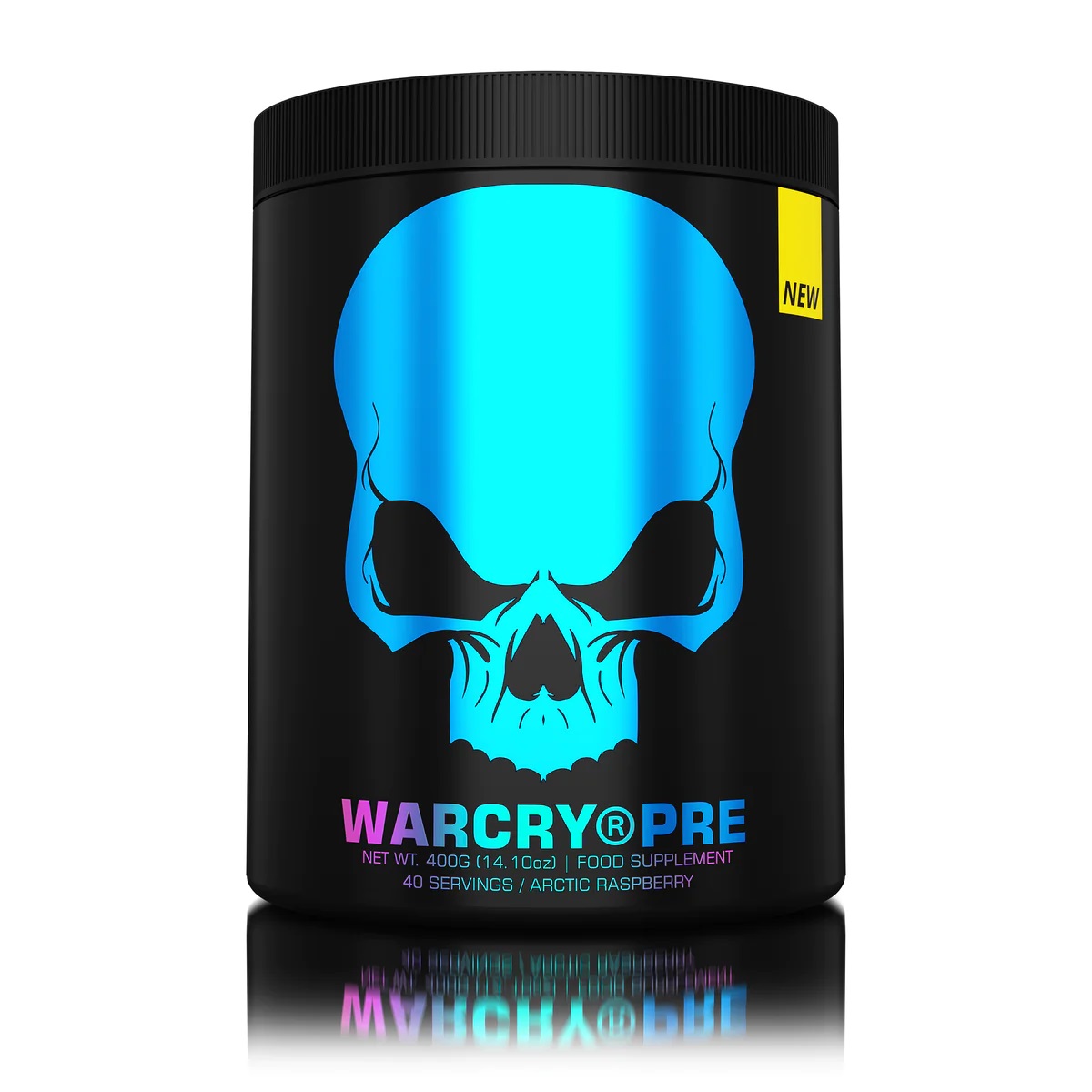 Pre-Workout cu aroma Artic Rasberry Warcry, 400g, Genius Nutrition Pre-Workout cu aroma Artic Rasberry Warcry, 400g, Genius Nutrition
