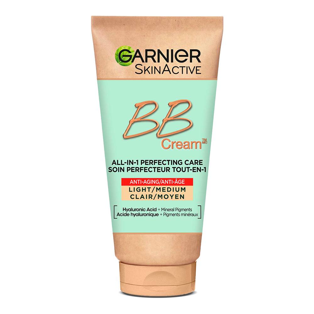 Crema BB multifunctionala anti-imbatranire cu nunata deschisa Skin Naturals, 50ml, Garnier Crema BB multifunctionala anti-imbatranire cu nunata deschisa Skin Naturals, 50ml, Garnier