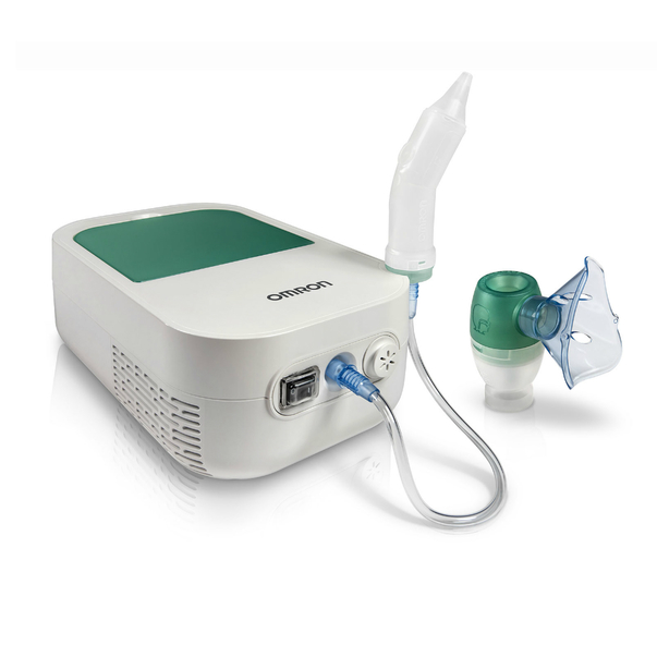 Aparat aerosoli cu aspirator nazal pentru bebelusi DuoBaby, 1 bucata, Omron Aparat aerosoli cu aspirator nazal pentru bebelusi DuoBaby, 1 bucata, Omron